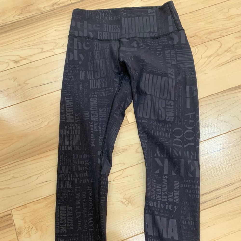 Lululemon high waisted black leggings